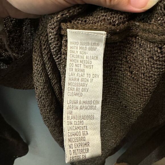 Jones New York Vneck Cut Rayon Knit Sweater Size Women's Medium - Picture 7 of 10